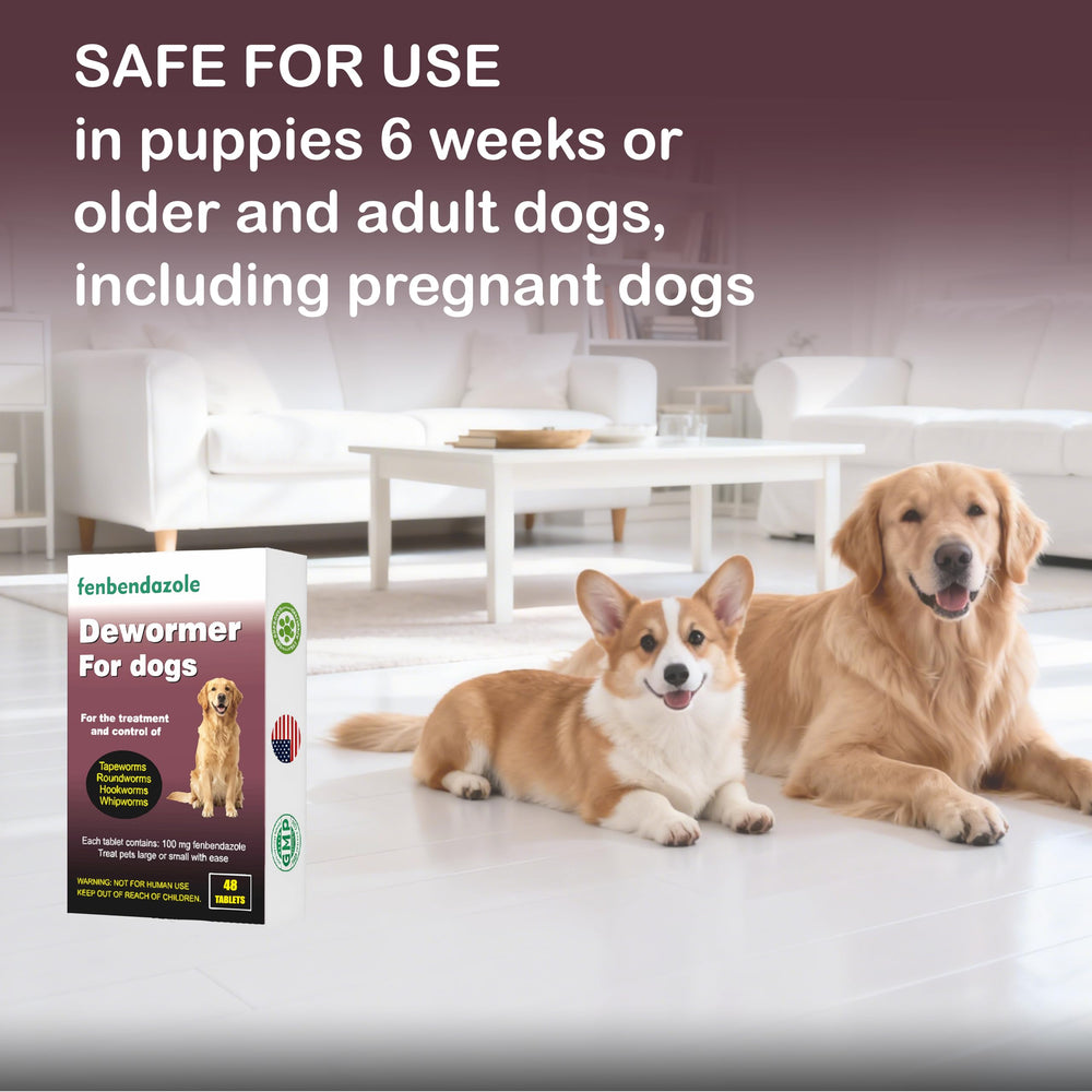 Alltripal fenbendazole dog wormer tablets support broad intestinal wellness