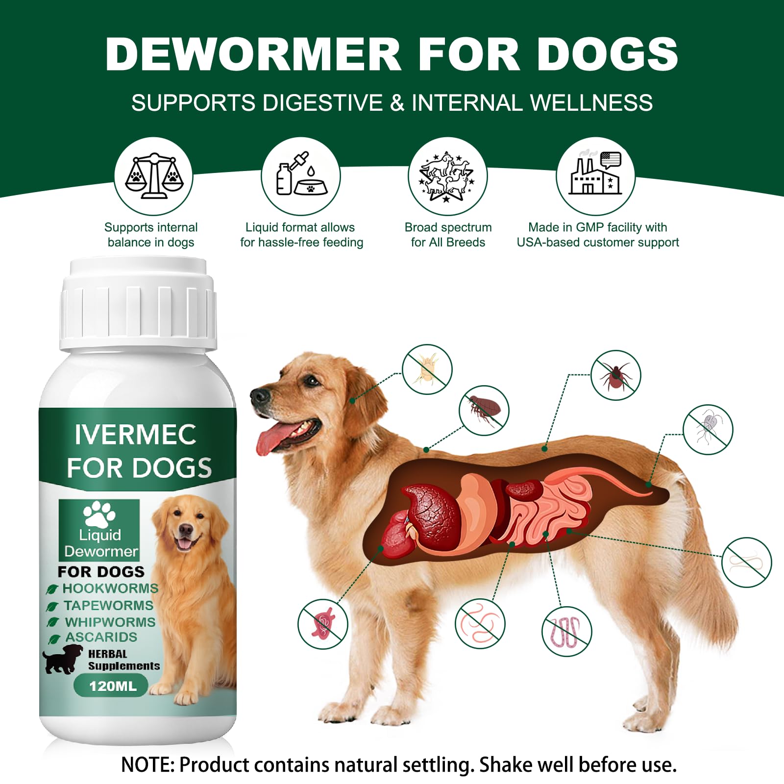Alltripal Lvermect dropper for precise dog dosing.