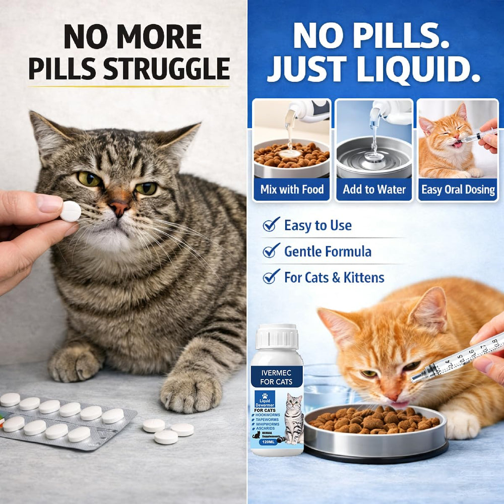 Alltripal Lvermect dewormer liquid for cats—gentle, consistent care for life stages.