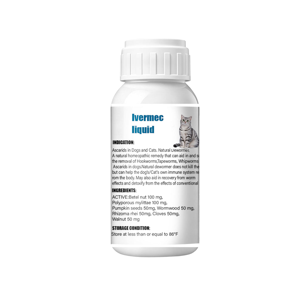 Alltripal Lvermect dewormer liquid—store at room temp.