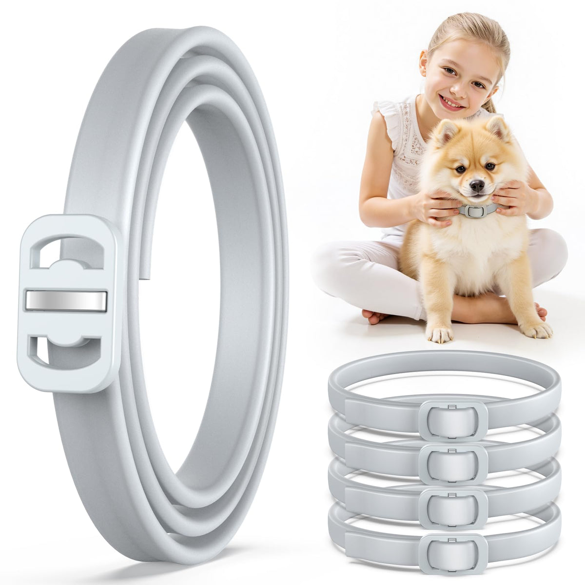 Allyeah natural flea tick collar pack for dogs for consistent protection during daily walks