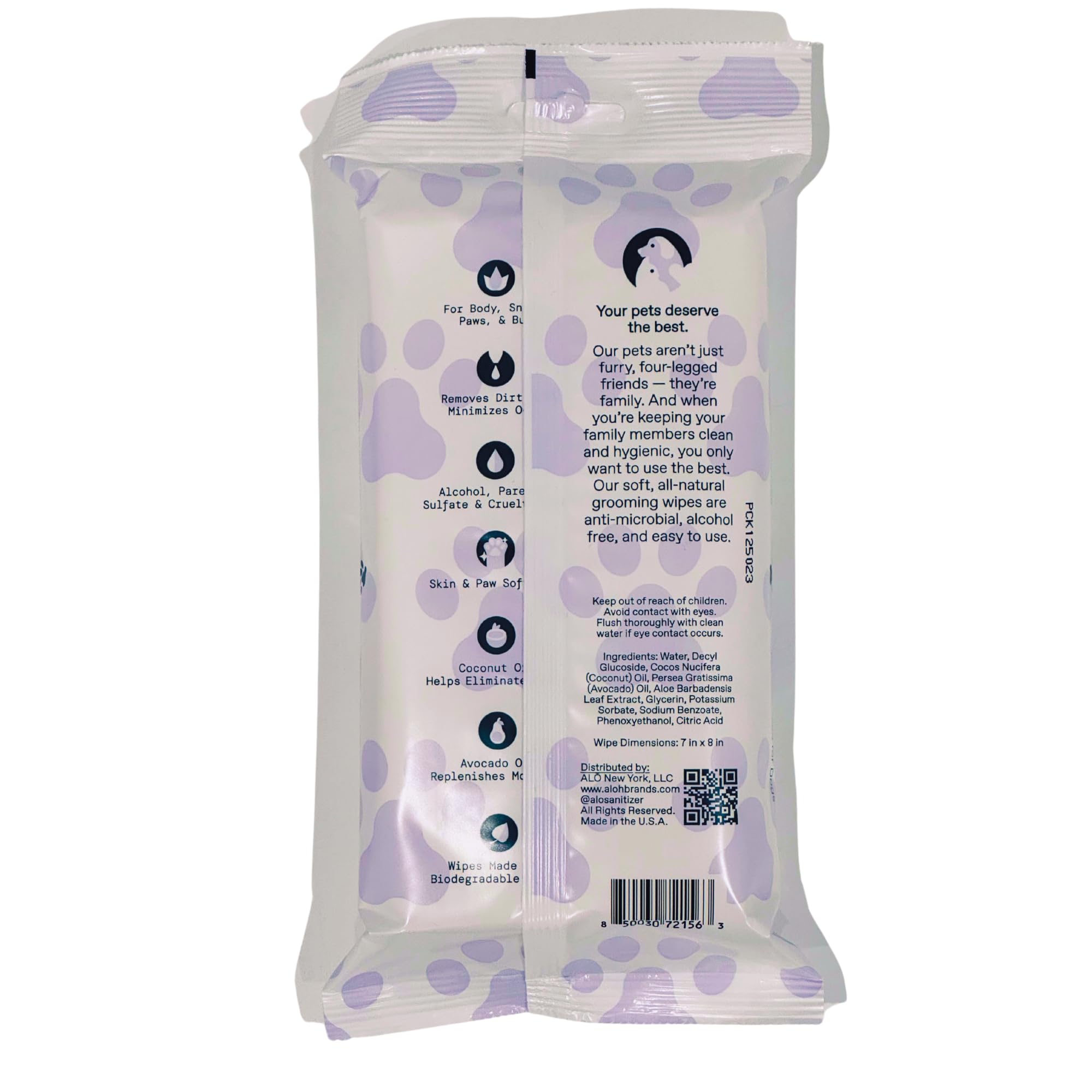 ALŌH 3-pack packaging close-up shows unscented formula.