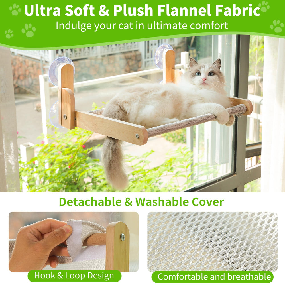 Breathable sandwich mesh cover provides year-round airflow and comfort