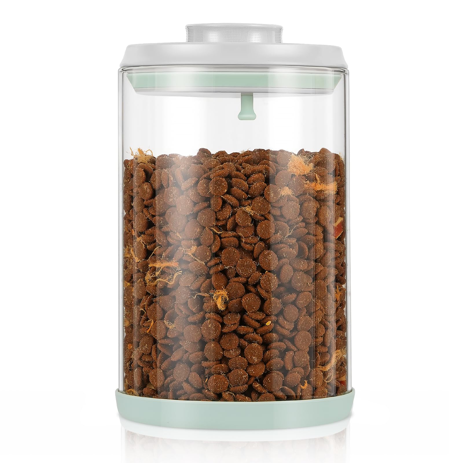 Aloxina dog treat container with airtight lid preserves freshness.