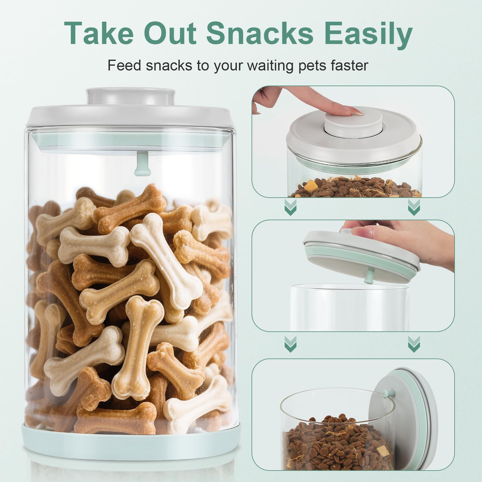 Aloxina durable thick glass resists odors and stains.