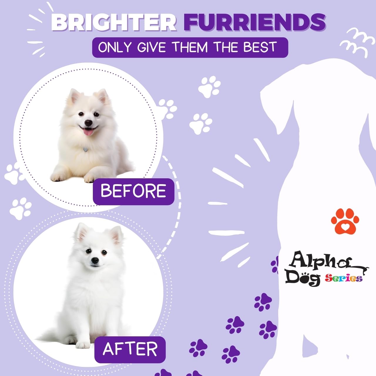 Musk fragrance remains on coat after washing with Alpha Dog Series shampoo