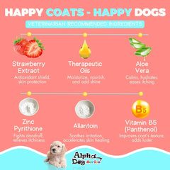 Alpha Dog Series puppy bath time bottle with soothing lather
