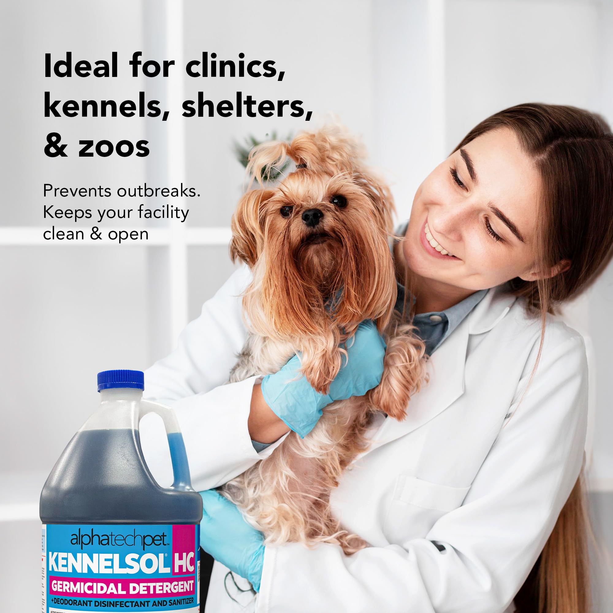 1-gallon KennelSol HC container ready for large-scale use