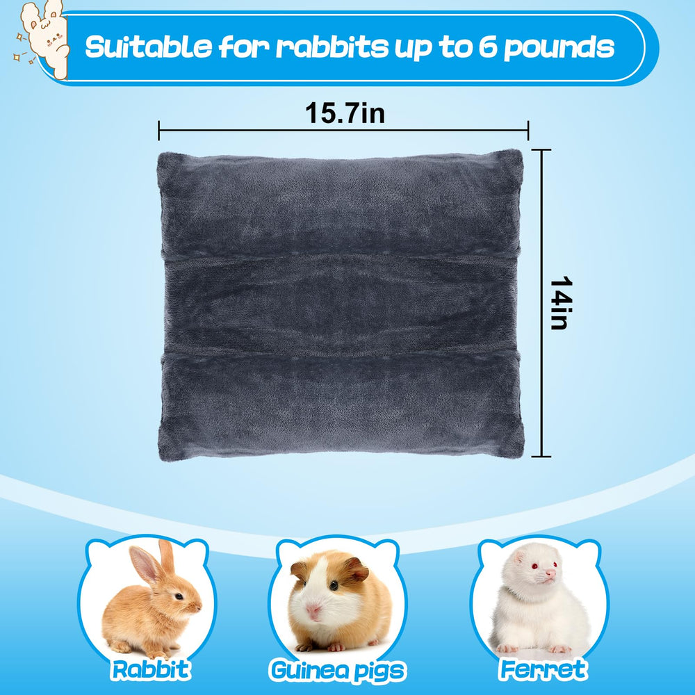Alphatool Soft Bunny Bed placed indoors or in cages for versatile use.