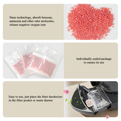 ALS AILISUO compatible with Litter-Robot 4 filter pockets for at-source odor reduction.