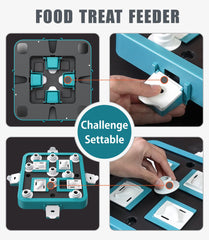 Aluckmao dog puzzle toy green advanced level challenges smarter dogs.
