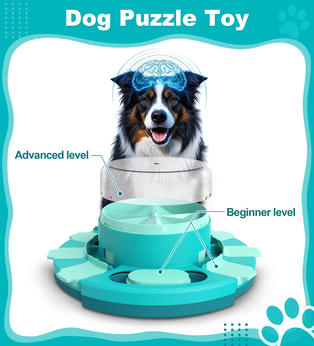 Aluckmao dog puzzle toy level 2 increases mental challenge.