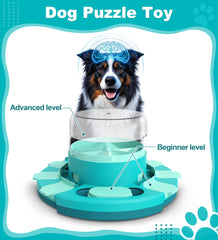 Aluckmao dog puzzle toy level 2 increases mental challenge.