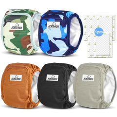 ALWZ-RDY belly band for male dogs with washable design for reuse.