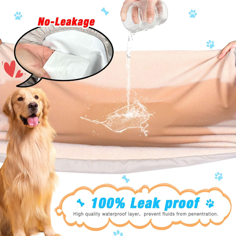 ALWZ-RDY soft noiseless dog bed cover provides quiet comfort for your pet