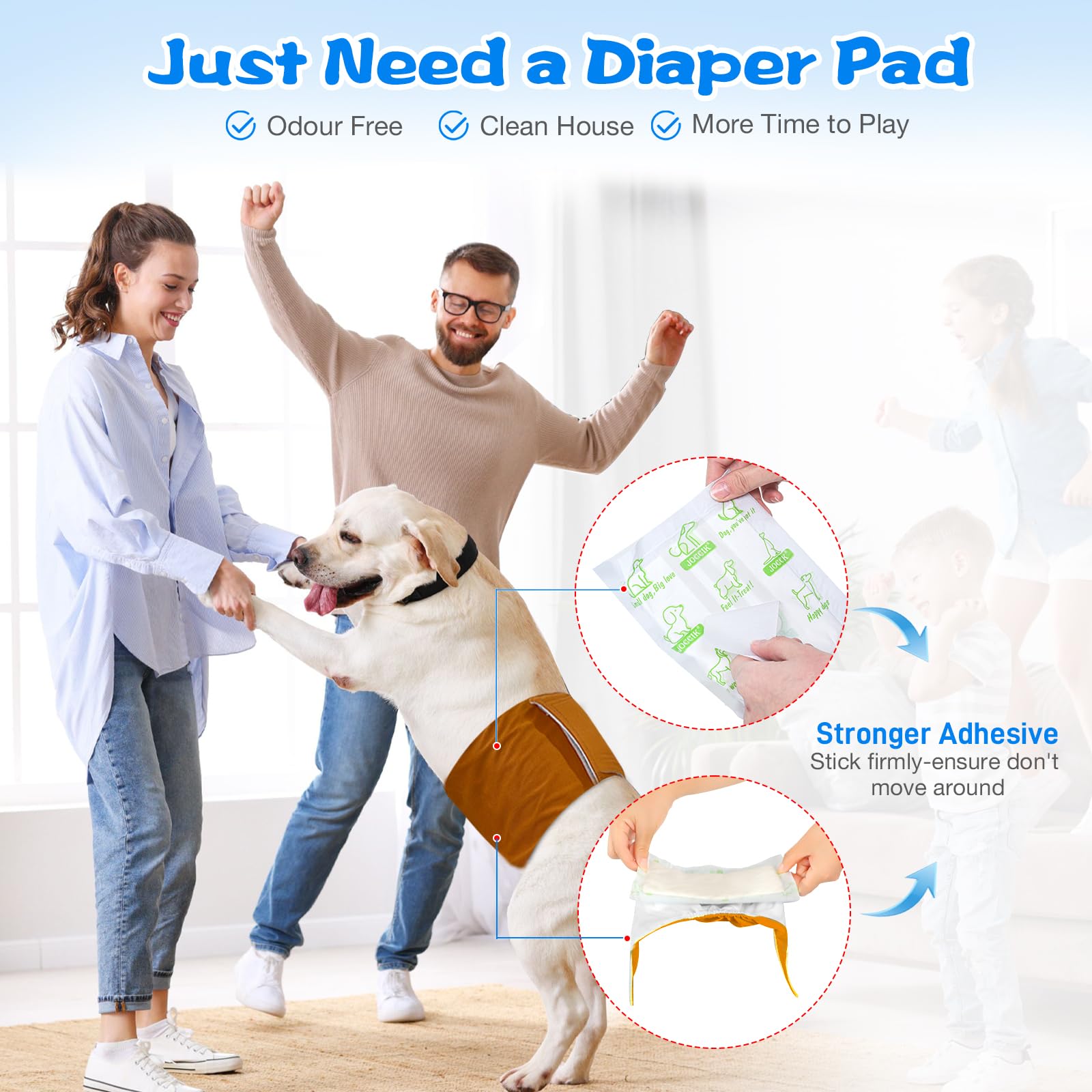 Packaging image highlights the convenience of disposable pads for quick cleanup.