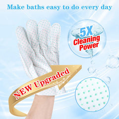 ALWZ-RDY gloves on dog paws showing deep-clean action.