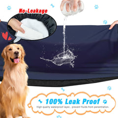ALWZ-RDY noiseless dog bed cover with soft surface reducing rustling sounds