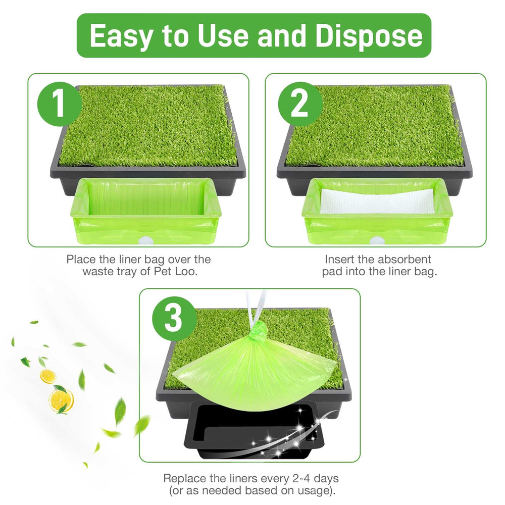 ALWZ-RDY tray fit liner demonstrates universal compatibility with Pet Safe Loo models