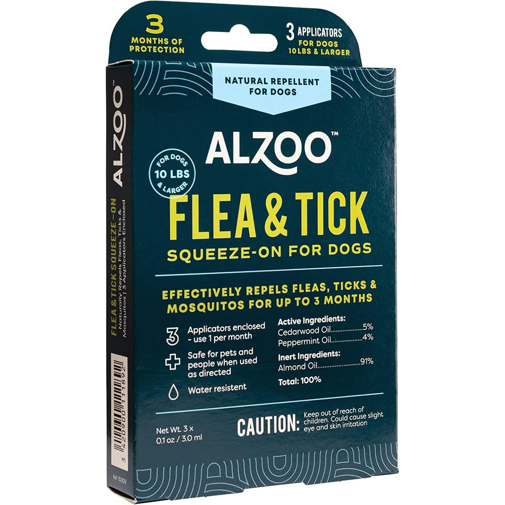 ALZOO season-prevention reminder before pest season for dogs.