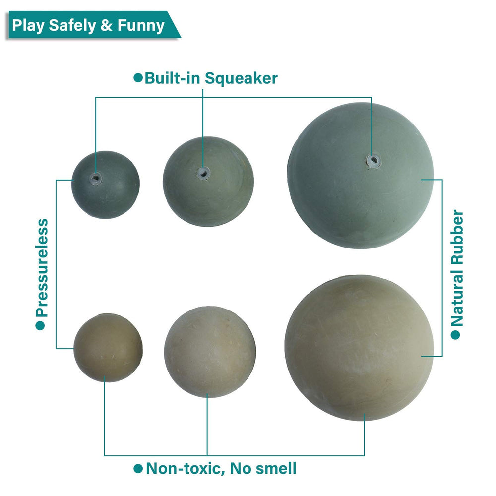 AMA SPORT 12-pack small-dog toys offers variety for new puppies and gentle fetch.