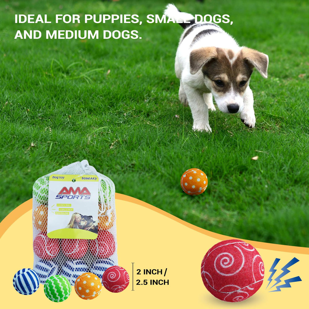 AMA SPORT vibrant colors tennis balls provide high visibility during outdoor play.