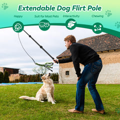AmaCielo flirt pole nylon rope ensures safe, durable tug sessions.