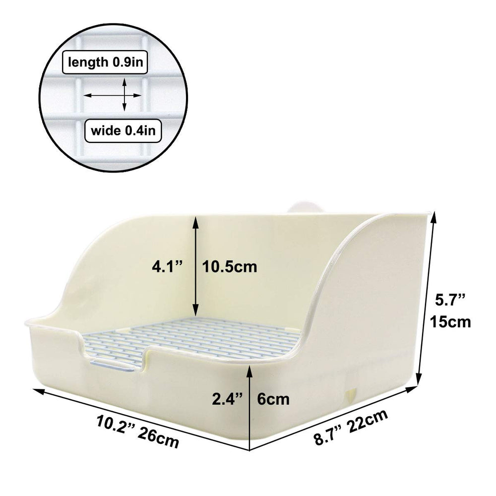 Amakunft cage-litter-tray-hooks secures the tray to the cage for stability