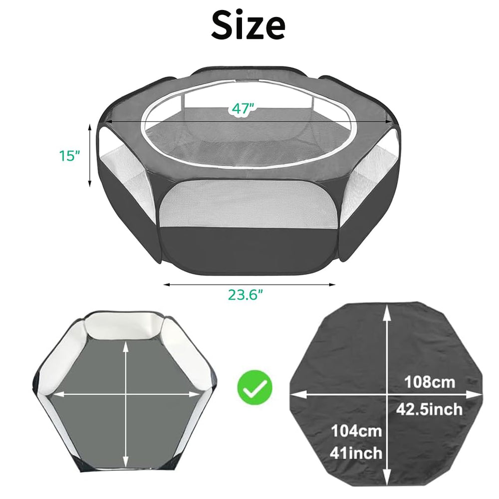 Amakunft easy-clean chew-resistant mesh suited for daily small pet use.
