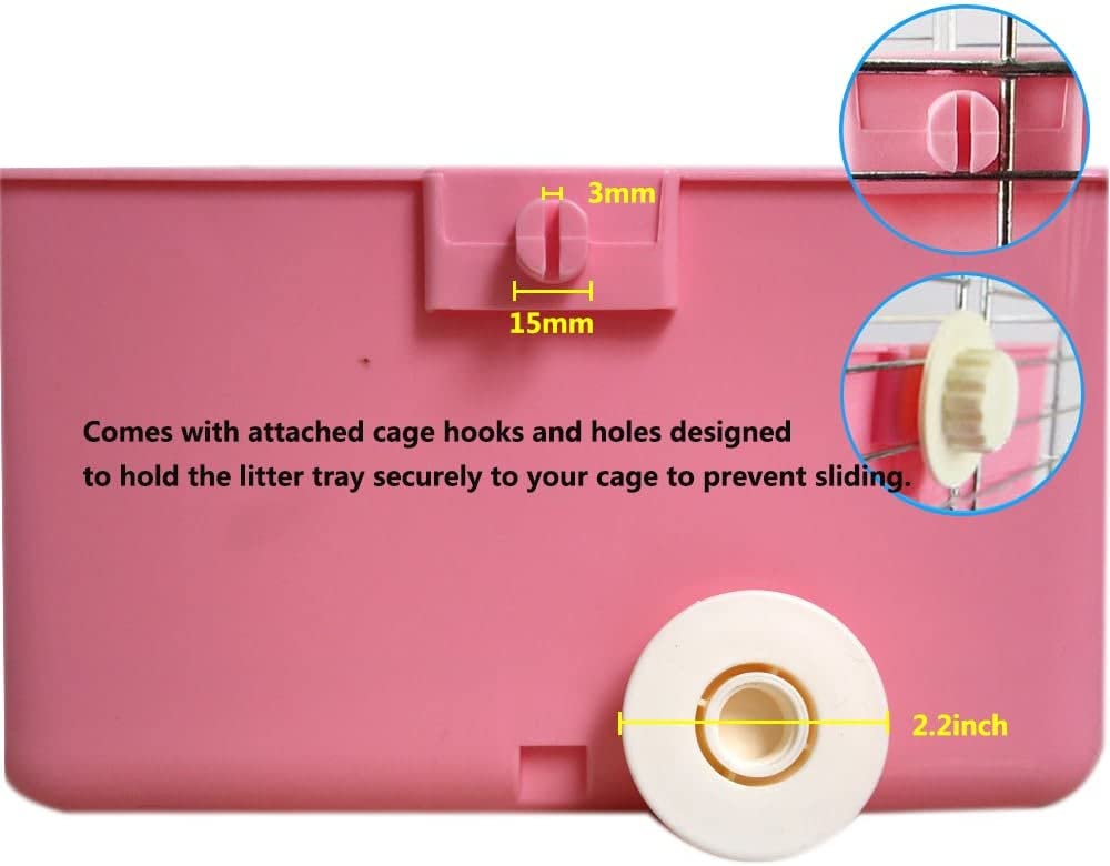 Amakunft grid-floor removable design for quick cleaning