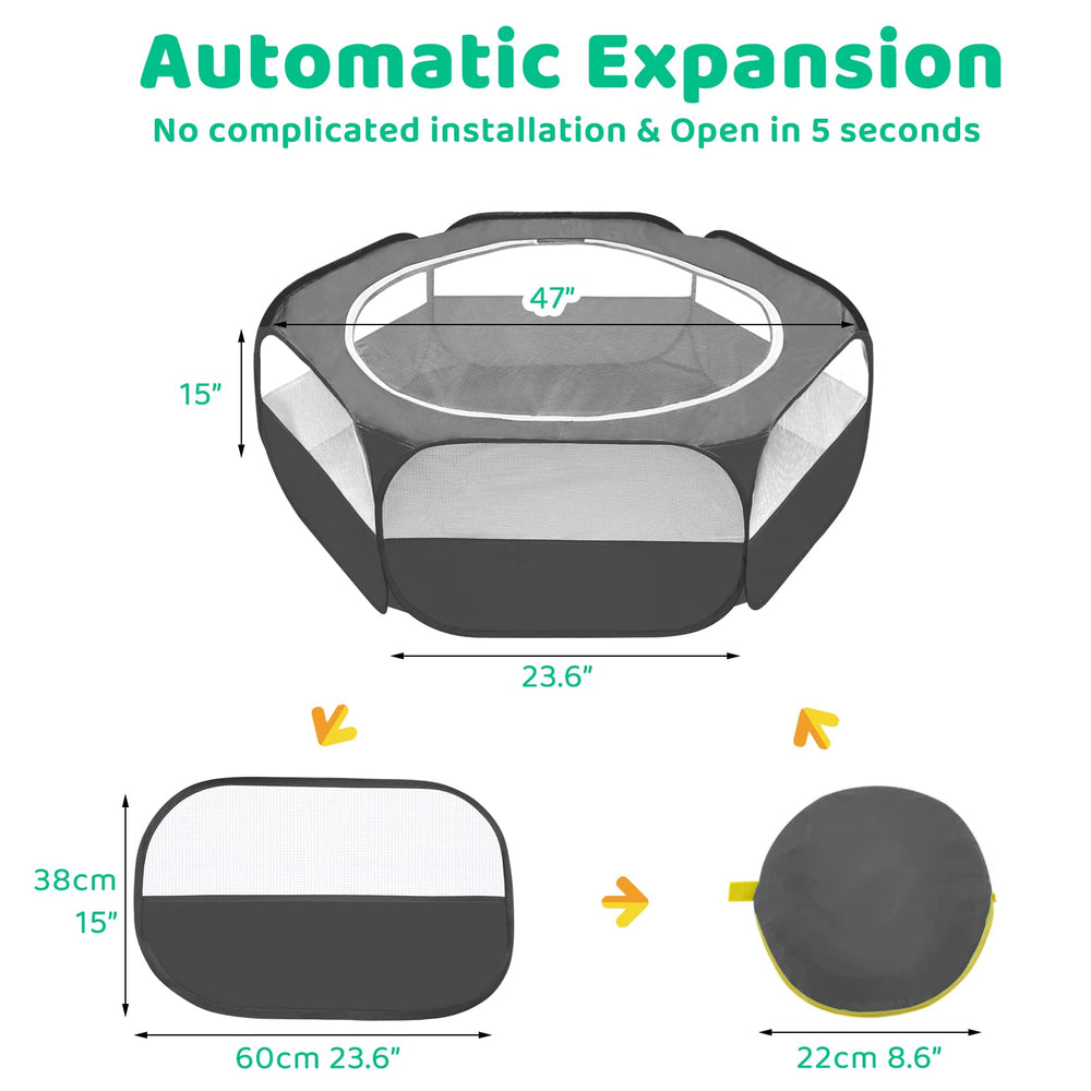 Amakunft lightweight playpen 0.8 pounds for portable outdoor use.