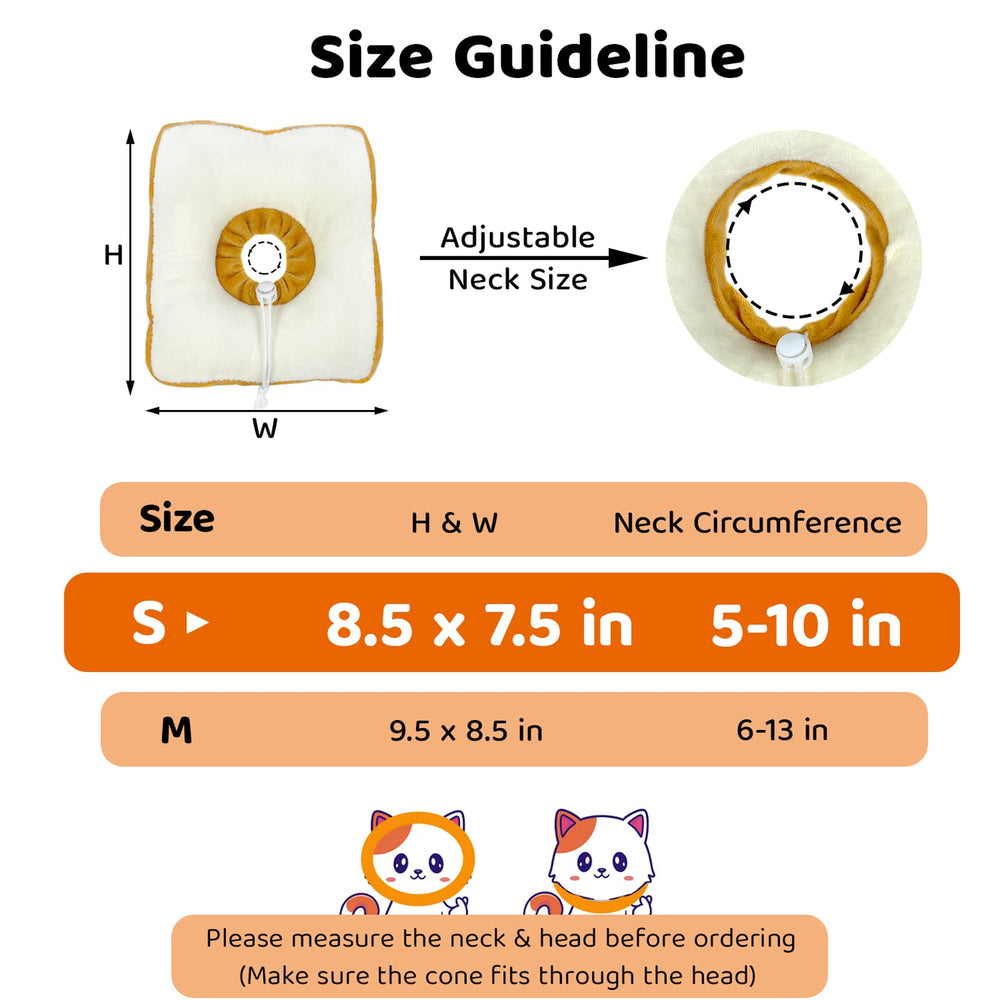 Amakunft protective cone collar prevents licking and biting post-surgery wounds effectively