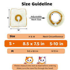 Amakunft protective cone collar prevents licking and biting post-surgery wounds effectively