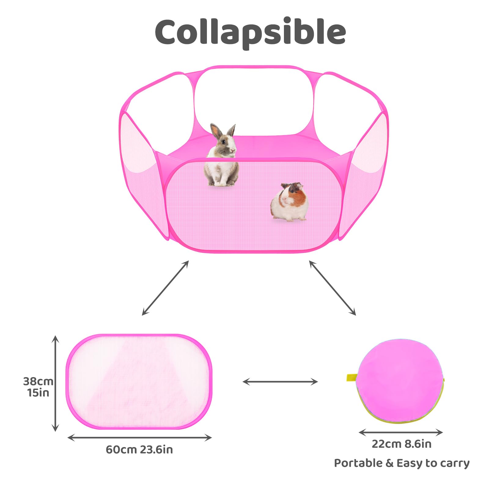 Amakunft playpen shown for indoor and outdoor use in a cozy setup