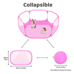 Amakunft playpen shown for indoor and outdoor use in a cozy setup