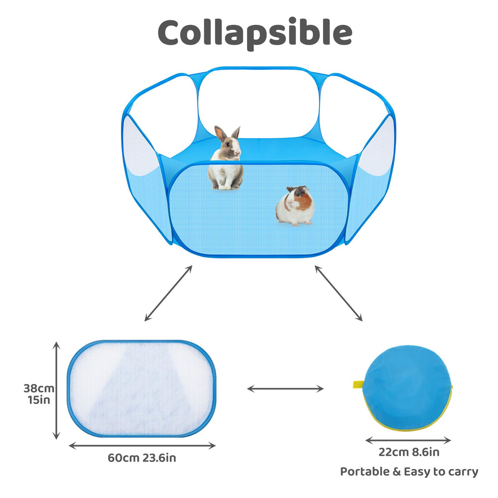 Amakunft small animal playpen mesh provides breathable ventilation