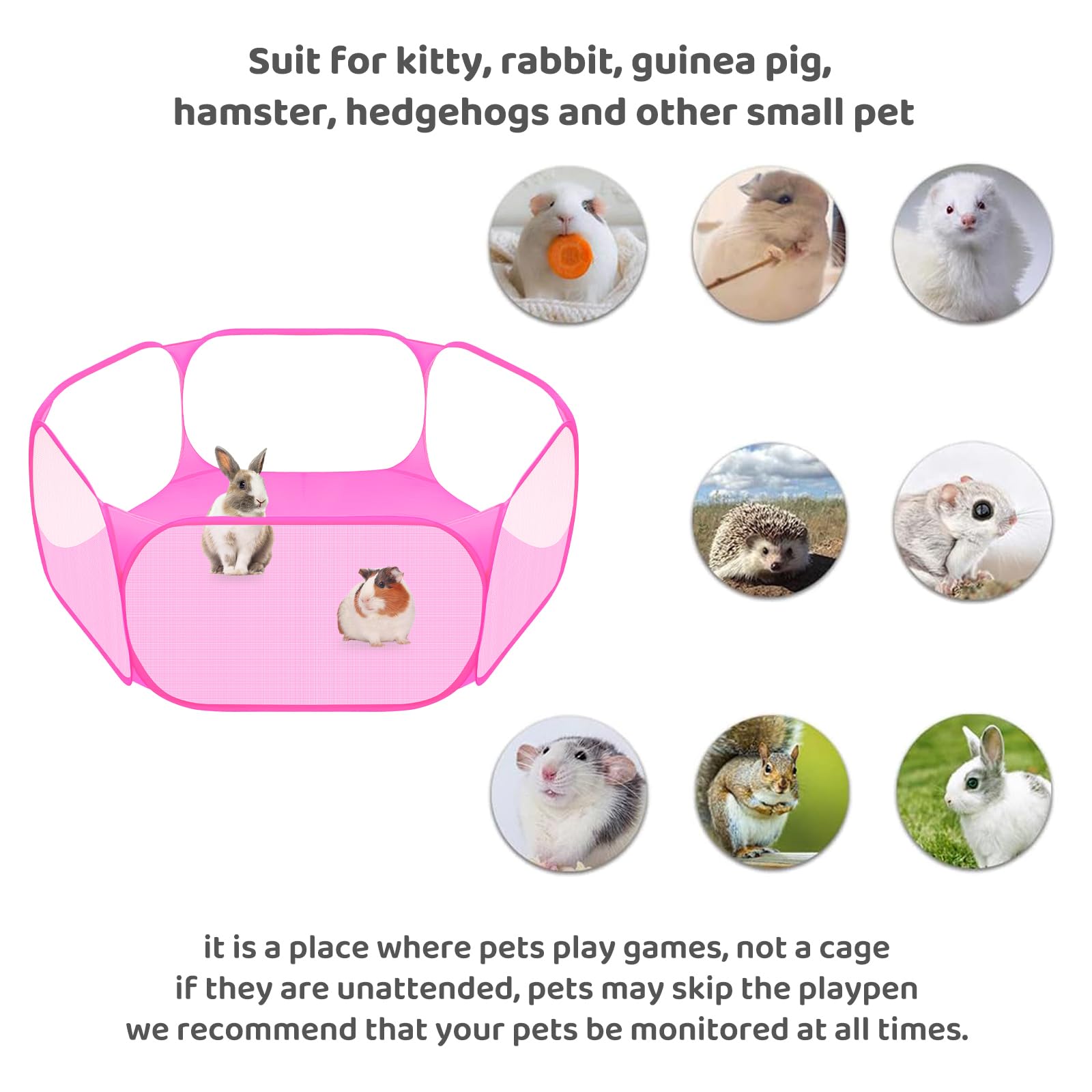 Amakunft playpen size and dimensions 120 cm for compact placement