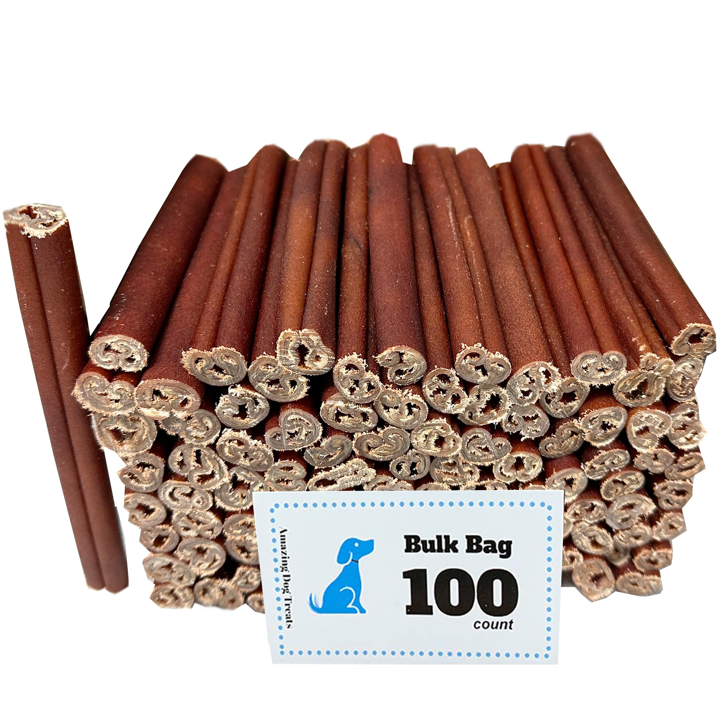 Amazing Dog Treats collagen stick bulk pack image shows a high-protein chew for joints.
