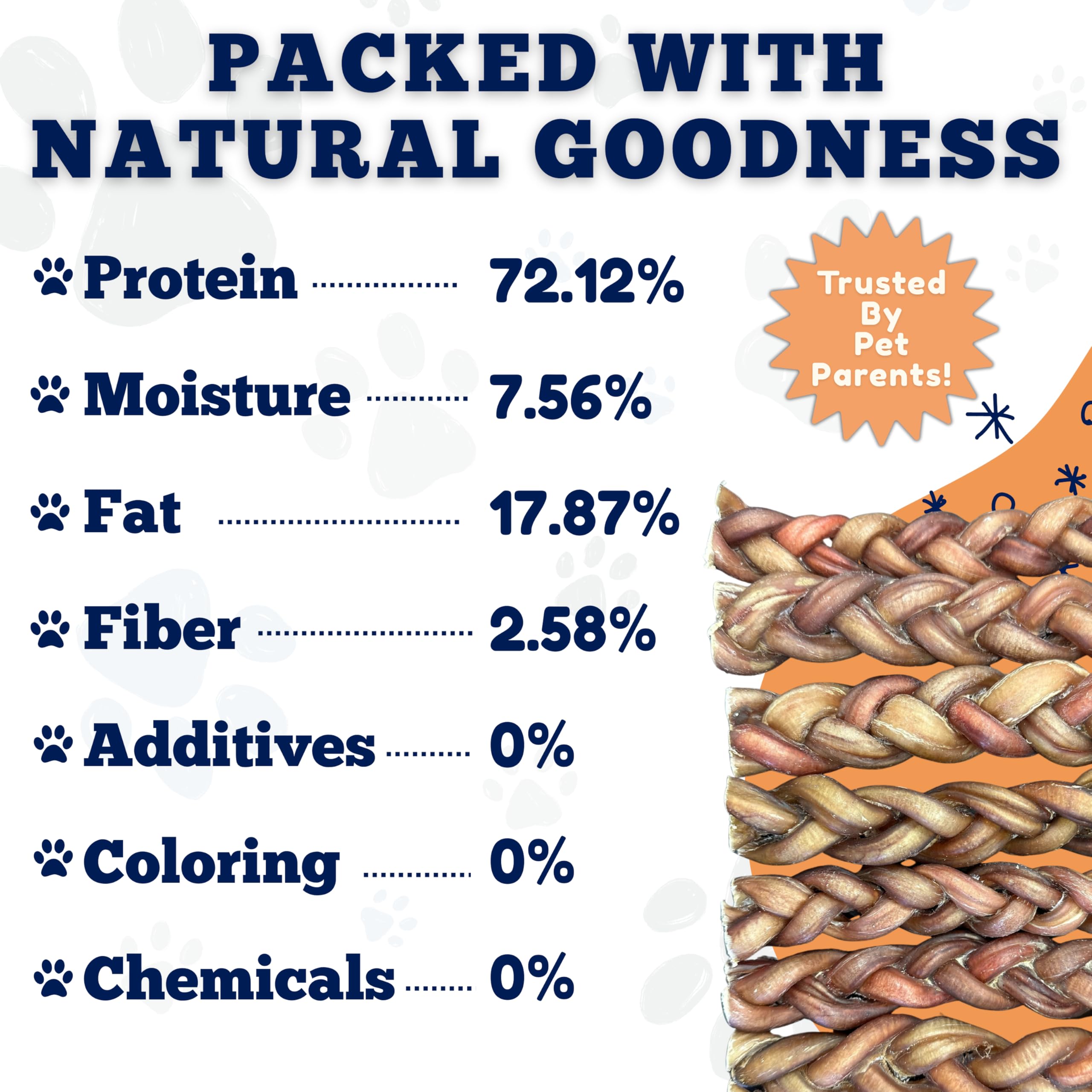 Amazing Dog Treats dental health chew supporting gum and tooth activity.
