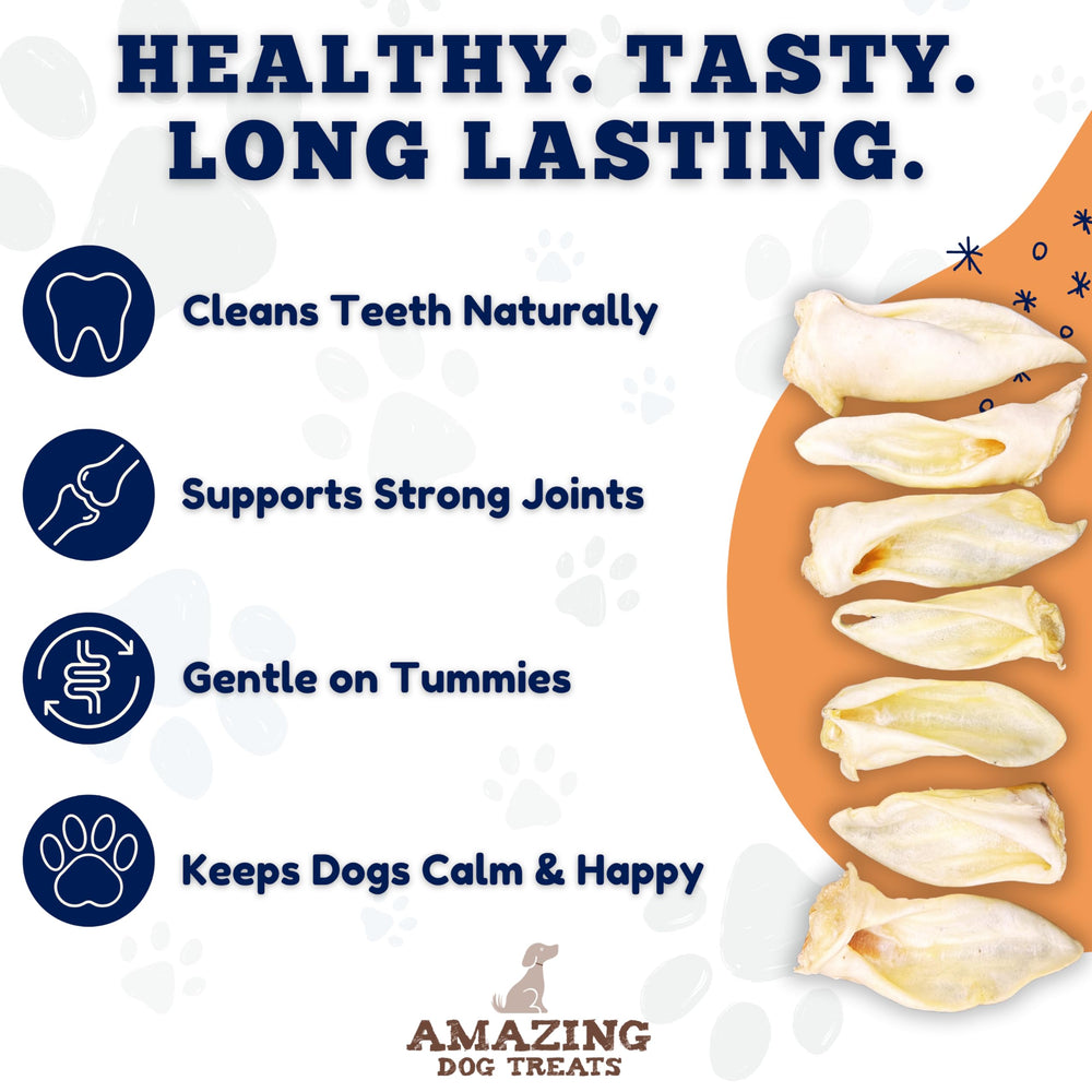 Amazing Dog Treats Lamb Ears Regular size ideal everyday treat.
