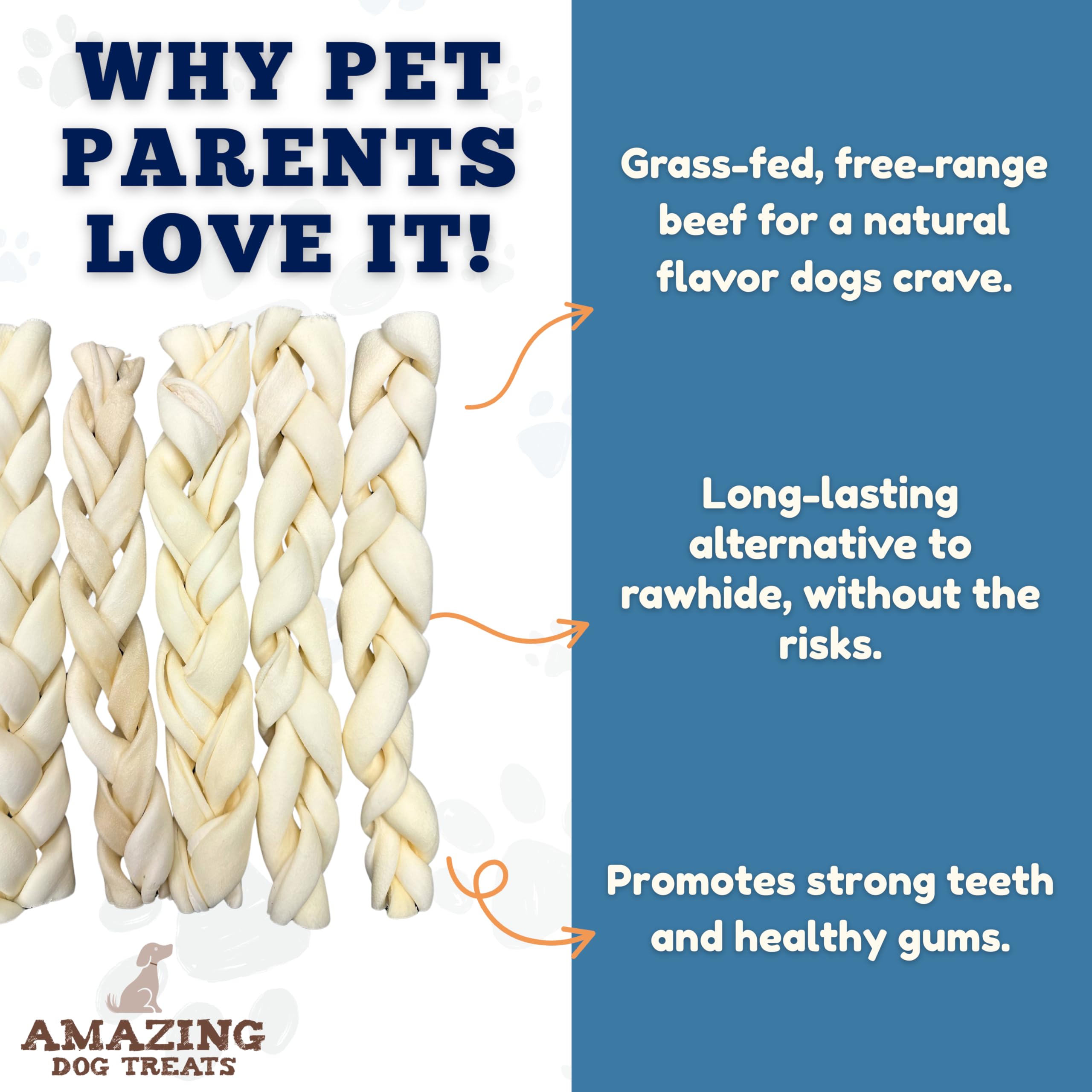Amazing Dog Treats odor-free beef cheek odorless chew option for tidy homes