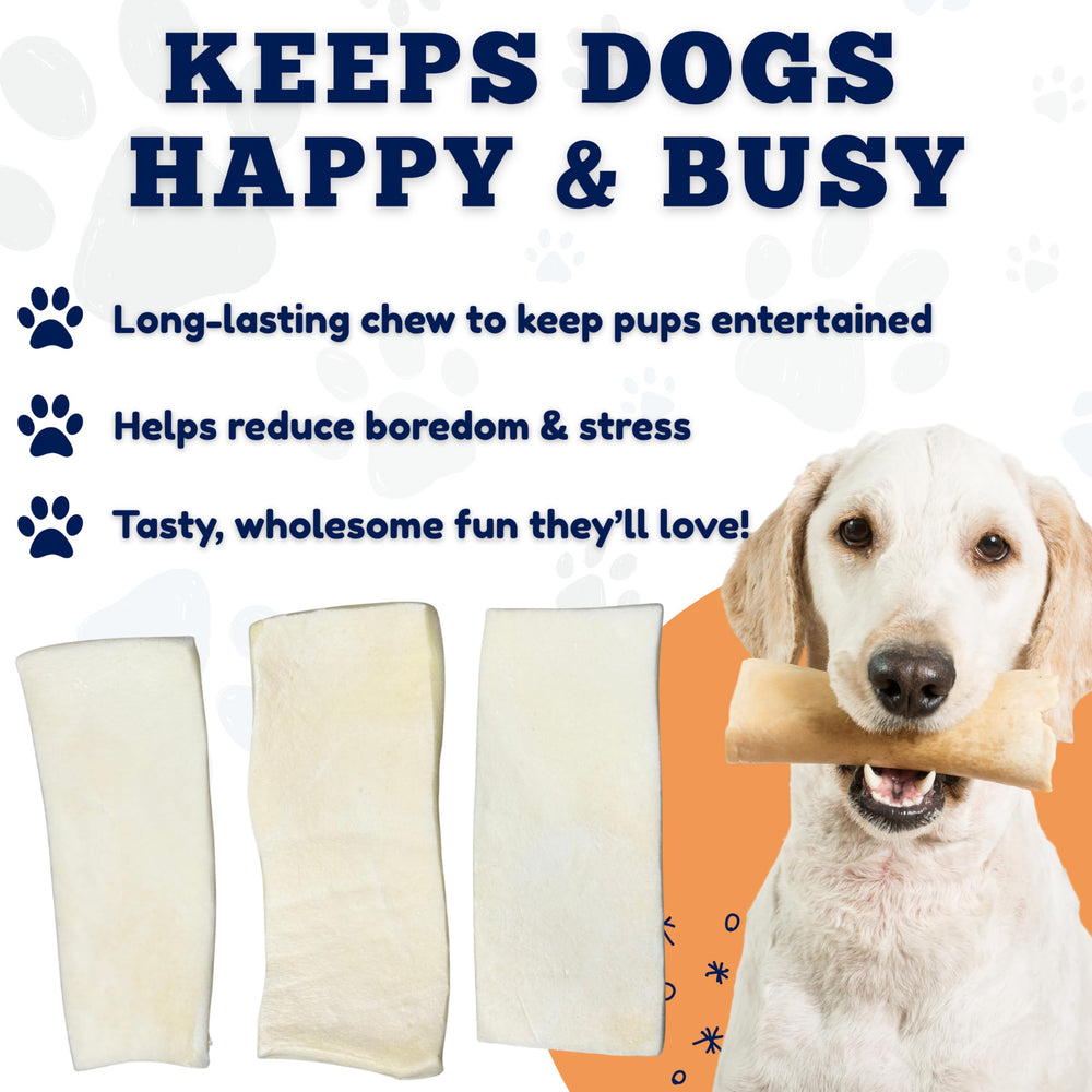 Amazing Dog Treats single-ingredient beef cheek chew ideal for sensitive digestion.