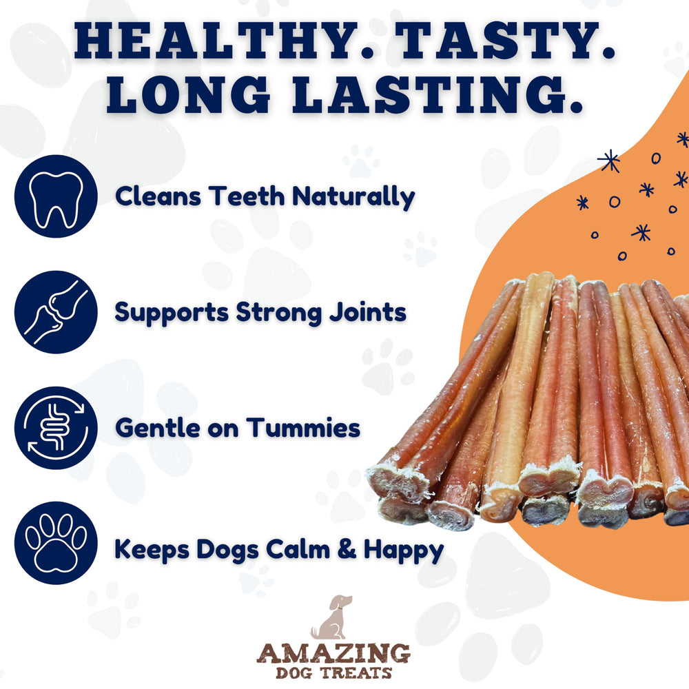 Amazing Dog Treats single-ingredient bully stick is easy to digest