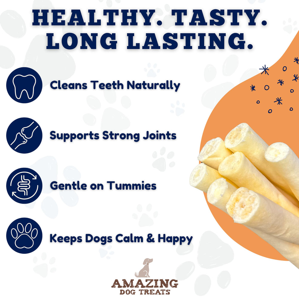 Amazing Dog Treats sustainably sourced grass-fed cattle cow tails.