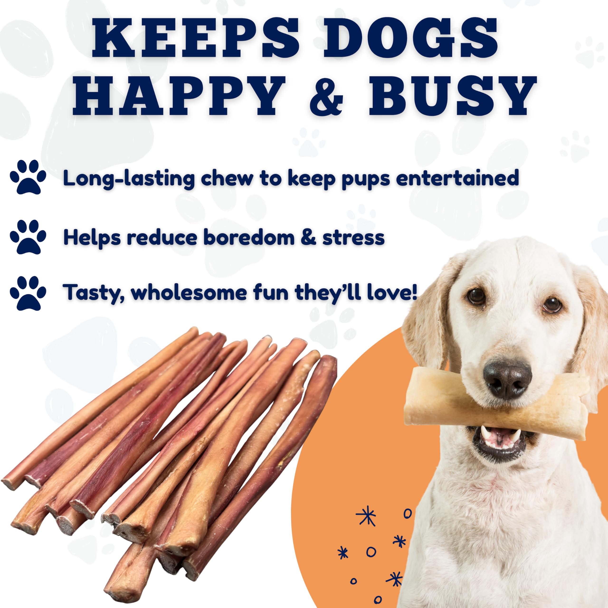 Amazing Dog Treats naturally digestible chew from free-range sources, easy on stomach.