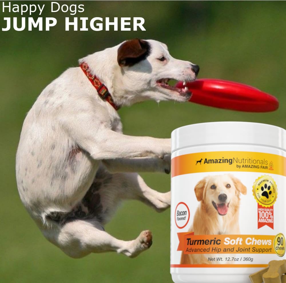 Amazing Nutritionals joint-support chews aiding mobility in dogs