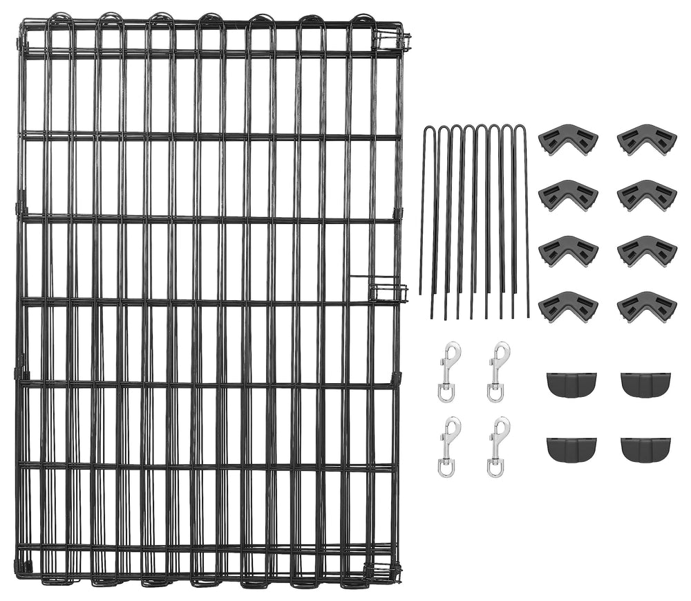 Amazon Basics 60x60x36 inches playpen suitable for medium dogs.