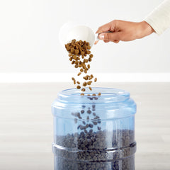Amazon Basics anti-skid feet stabilize the dispenser on any floor