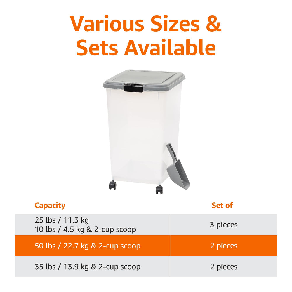 Amazon Basics BPA-free materials label on storage bin for safe use.
