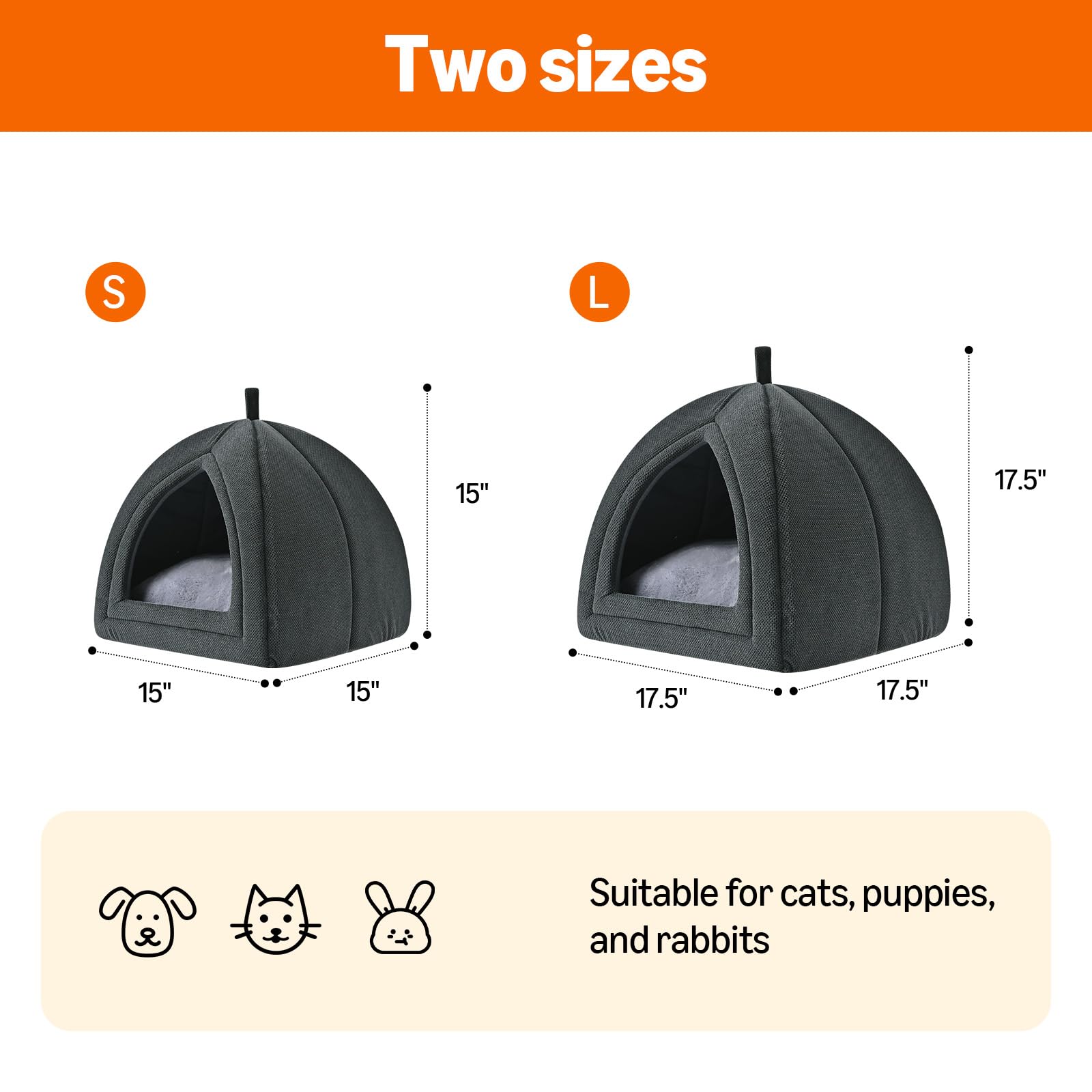 Amazon Basics cat cave bed removable cushion demonstrates easy cleaning and hygienic comfort.